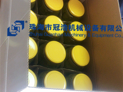 熱灌裝機，壓固體物，冷灌裝機，抽真空旋蓋機，套標機，收縮機，開(kāi)箱封底機，裝箱機,折蓋封箱機，— 菏澤安美味食品有限公司