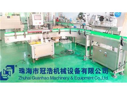 旋蓋機，鋁箔封口機，貼標機，噴碼機，整套生產(chǎn)線(xiàn)已完成生產(chǎn)送貨至客戶(hù)公司
