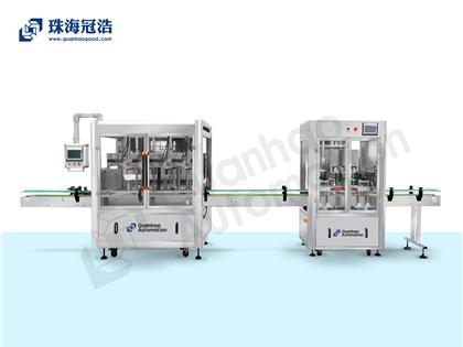 全自動(dòng)四頭跟隨式灌裝機