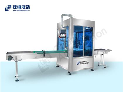 油墨自動(dòng)灌裝、壓塞、旋蓋一體機
